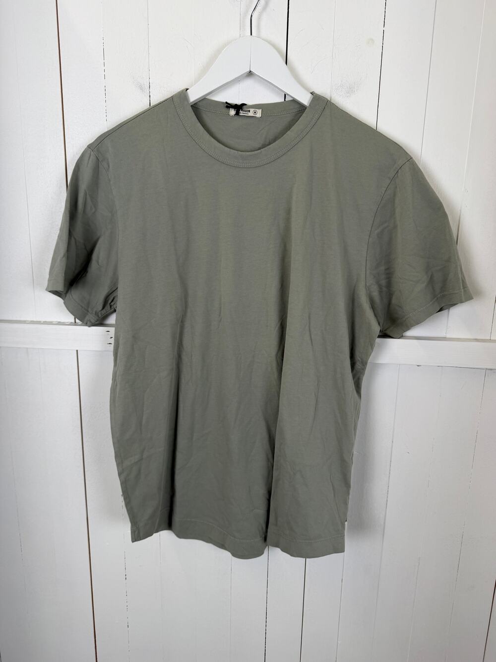 Buck Mason Gray Cotton T-Shirt Men's Medium Excellent